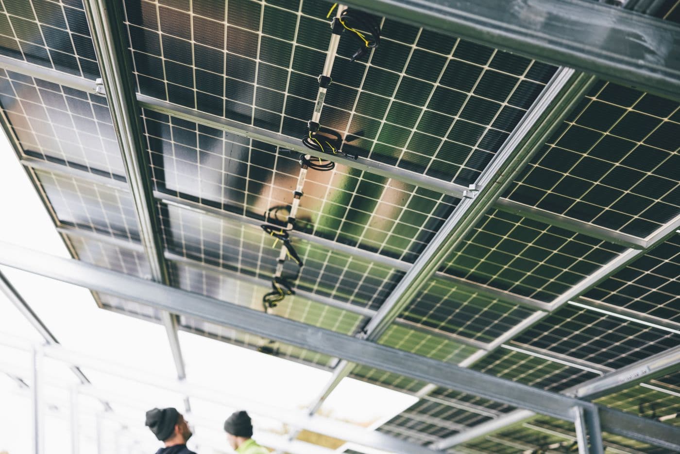 Câblage sous des modules photovoltaïques